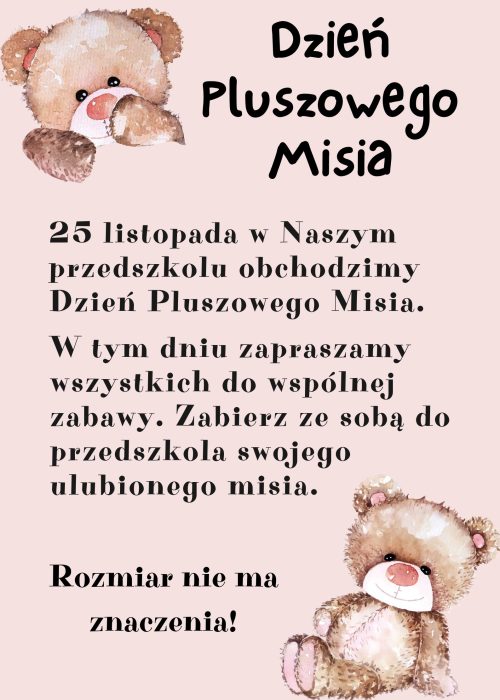 Dzień Pluszowego Misia